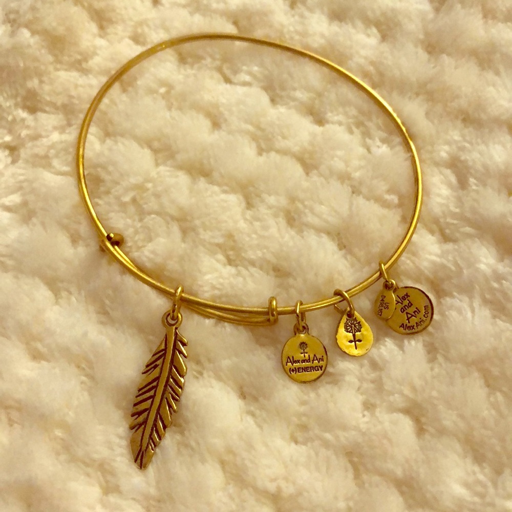 Alex & Ani feather bracelet